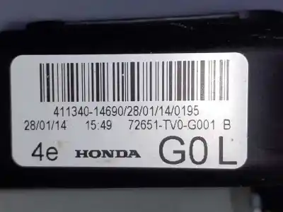 Автозапчастина б/у замок дверей заднього лівого для honda civic ix (fk) 1.6 i-dtec (fk3) посилання на oem iam 41134014690  