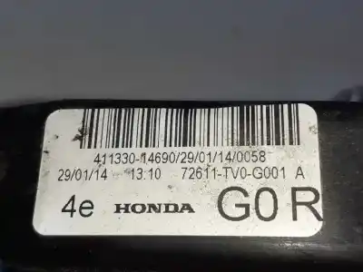 Автозапчастина б/у замок заднього правого дверя для honda civic ix (fk) 1.6 i-dtec (fk3) посилання на oem iam 41133014690  