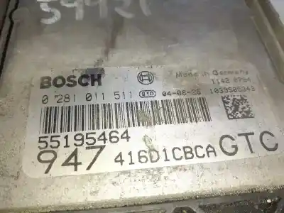 Автозапчастина б/у ебу контролер двигуна для alfa romeo gt (125) 1.9 jtd 16v 150/ distinctive посилання на oem iam 55195464 947416d1cbcagtc 0281011511