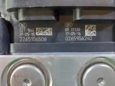 Pezzo di ricambio per auto di seconda mano abs per citroen berlingo (er_, ec_) 1.5 bluehdi 130 (ecyhzj ecyhzr) riferimenti oem iam 9808055980 2265106508 0265956240