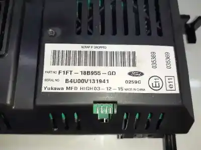 Second-hand car spare part multifunction display for ford focus lim. trend oem iam references f1ft18b955gd  b4u00v131941