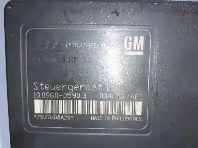 Peça sobressalente para automóvel em segunda mão abs por opel zafira b * referências oem iam 13244860 10096005903 10020602874