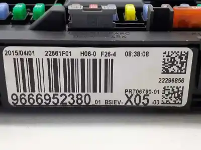 Second-hand car spare part fuse box unit for citroen c3 picasso collection oem iam references 9666952380  22661f01