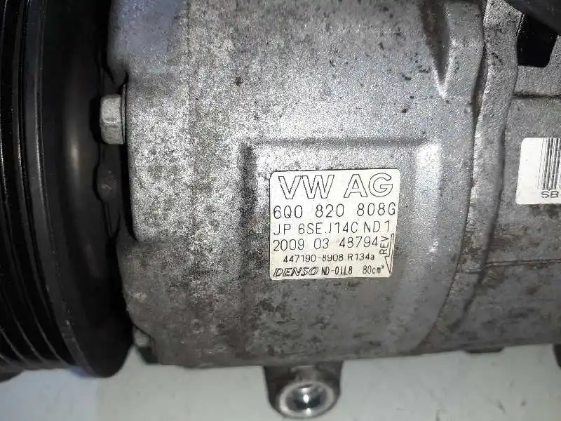 air conditioning compressor skoda fabia (5j2 ) spirit 6q0820808g 51-0600  4471908908