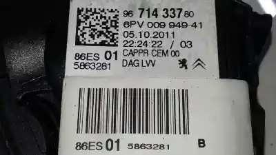 Second-hand car spare part accelerator pedal for citroen c3 selection oem iam references 9671433780  6pv00994941