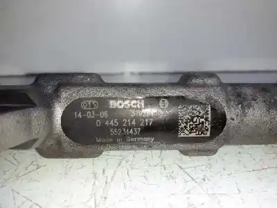 Автозапчастина б/у рампа инжектора для fiat doblo ii cargo (263) furgón base посилання на oem iam 55234437 319294 0445214217