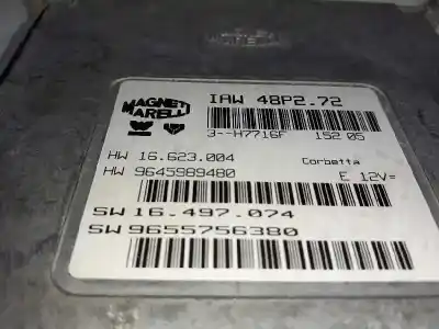 Second-hand car spare part ecu engine control for citroen c3 1.1 collection oem iam references 9655756380 16623004 9645989480