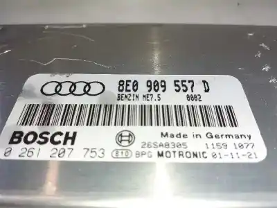 Second-hand car spare part ecu engine control for audi a4 berlina (8e) 2.0 oem iam references 8e0909557d 11591077 0261207753
