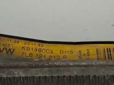 Автозапчасти б/у водяной радиатор за audi q7 (4l) 3.0 tdi ссылки oem iam 7l6121212b  