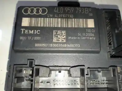 Peça sobressalente para automóvel em segunda mão módulo electrónico do fecho central por audi q7 (4l) 3.0 tdi referências oem iam 4l0959793b  
