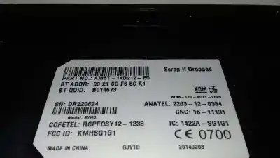 Second-hand car spare part electronic module for ford kuga (cbs) titanium oem iam references am5t14d212ed 1422asg1g1 2263126384
