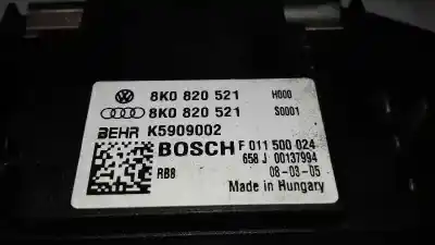 Автозапчастина б/у стійкість на нагревання для audi a4 berlina (b8) básico посилання на oem iam 8k0820521 f011500024 k5909002