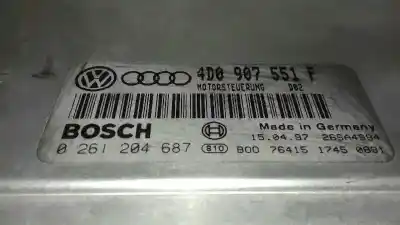 Second-hand car spare part ecu engine control for audi a6 berlina (4b2) 2.8 oem iam references 4d0907551f 26sa4994 0261204687