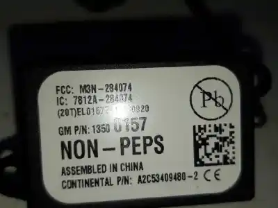 Автозапчастина б/у протикрадійний пристрій для opel adam unlimited ecoflex посилання на oem iam 13500157  m3n284074