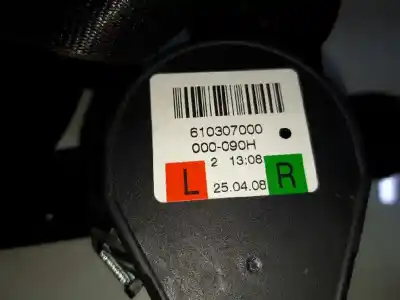 Автозапчастина б/у задній правий ремін безпеки для audi a4 berlina (b8) básico посилання на oem iam 610307000  