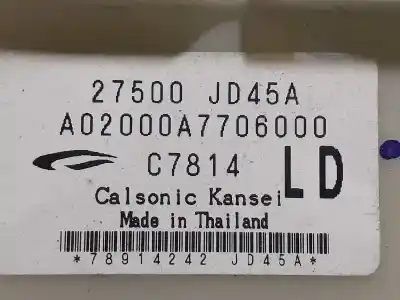 Автозапчасти б/у климат-контроль за nissan qashqai / qashqai +2 i (j10, nj10, jj10e) 2.0 dci ссылки oem iam 27500jd45a  