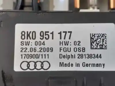 Автозапчасти б/у внутренний свет за audi q5 (8r) 2.0 tfsi (155kw) ссылки oem iam 8k0951177  28138344