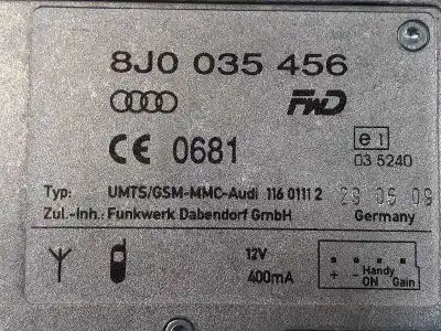 Автозапчасти б/у электронный модуль за audi q5 (8r) 2.0 tfsi (155kw) ссылки oem iam 8j0035456  