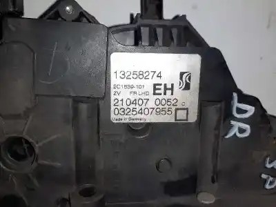 Автозапчастина б/у замок передній праві двері для opel corsa d (s07) 1.2 (l08 l68) посилання на oem iam 13258274 0325407955 2104070052