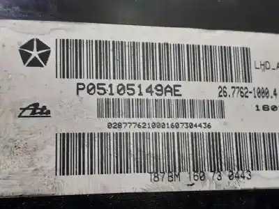 Peça sobressalente para automóvel em segunda mão servo freio por dodge caliber 2.0 crd referências oem iam p05105149ae  26776210004