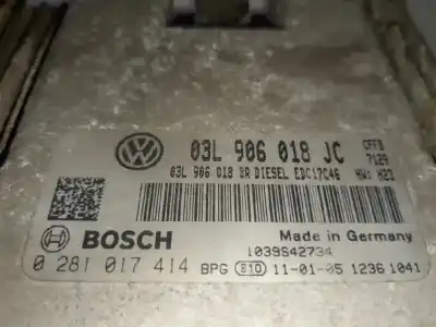 Second-hand car spare part ecu engine control for skoda superb combi (3t5) elegance oem iam references 03l906018jc  0281017414