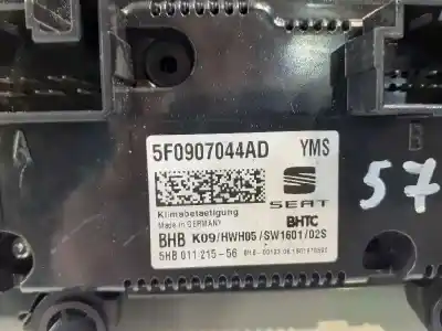 Автозапчастина б/у клімат-контроль для seat leon st (5f8) fr посилання на oem iam 5f0907044ad  5hb01121556
