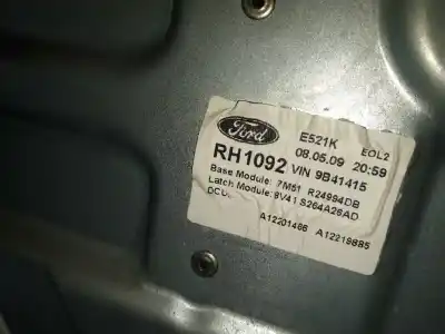 Автозапчастина б/у регулятор скла заднього правого для ford kuga (cbv) titanium посилання на oem iam 7m51r24994db  7m5t14b534cd