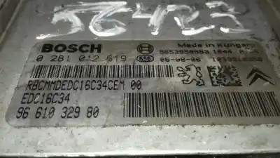 Second-hand car spare part ecu engine control for citroen berlingo * oem iam references 9661032980 1039s10356 0281012619