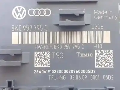 Автозапчасти б/у закрытый распределительный щит за audi a4 berlina (b8) básico ссылки oem iam 8k0959795c  