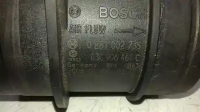 Автозапчастина б/у витратомір повітря для audi a4 berlina (b8) básico посилання на oem iam 03g906461c 15005746 0281002735