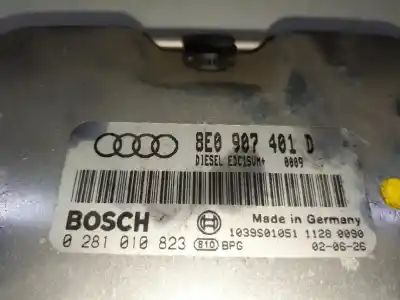 Автозапчасти б/у блок управления двигателем за audi a4 avant (8e) 2.5 tdi quattro (132kw) ссылки oem iam 8e0907401d  0281010823