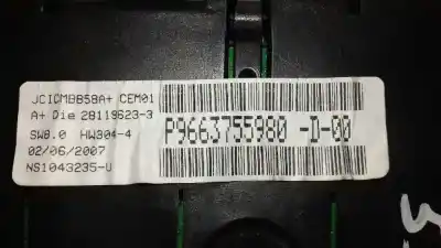 Автозапчастина б/у панель інструментів для citroen c4 grand picasso sx посилання на oem iam 9663755980  