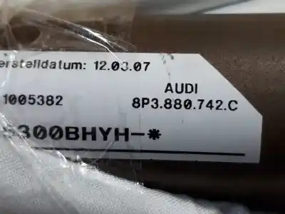 Автозапчастина б/у передня права подушка безпеки для audi a3 (8p) 2.0 tdi посилання на oem iam 8p3880742c  