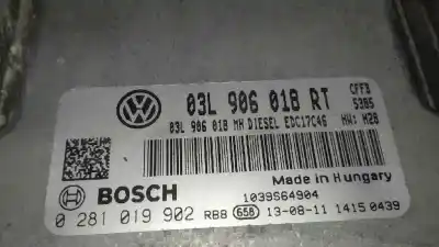 Second-hand car spare part ecu engine control for skoda suberb (3t4) ambition oem iam references 03l906018rt  0281019902
