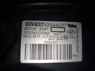 Автозапчастина б/у ліва фара для renault kangoo (f/kc0) expression 4x4 посилання на oem iam 8200444257  