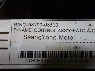 Автозапчасти б/у климат-контроль за ssangyong rexton 270 xdi limited ссылки oem iam 6870008510  