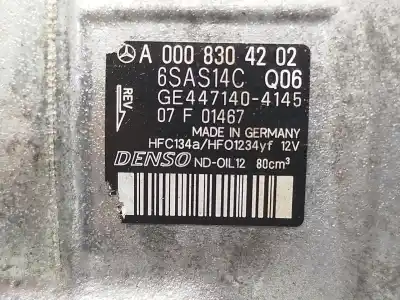 Автозапчасти б/у компрессор кондиционера воздуха за mercedes-benz glb (x247) glb 200 d 4-matic (247.613) ссылки oem iam 0008304202 4471404145 4472503675 a0008304202