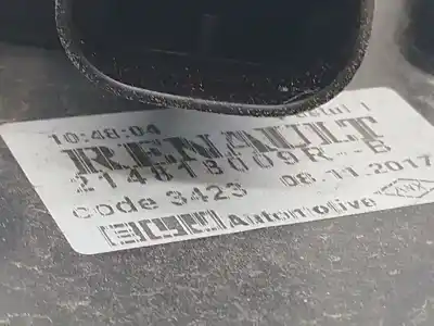 Peça sobressalente para automóvel em segunda mão termoventilador elétrico por renault clio iv (bh_) 0.9 tce 90 referências oem iam   214818009rb