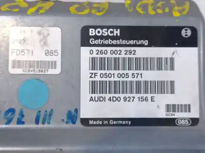 Second-hand car spare part automatic gearbox control unit for audi a8 (d2) 4.2 quattro oem iam references 4d0927156e 0501005571 0260002292
