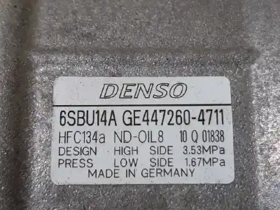 Second-hand car spare part air conditioning compressor for bmw serie 3 lim. (f30) 320d oem iam references 4472604711 51-0890 