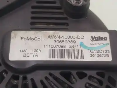 Автозапчасти б/у генератор за ford c-max ii (dxa/cb7, dxa/ceu) 1.6 tdci ссылки oem iam  30659389 tg12c122 av6n1o300dc
