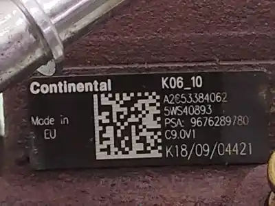 Pezzo di ricambio per auto di seconda mano pompa diniezione per ford c-max ii (dxa/cb7, dxa/ceu) 1.6 tdci riferimenti oem iam  5ws40893 a2c53384062 9676289780