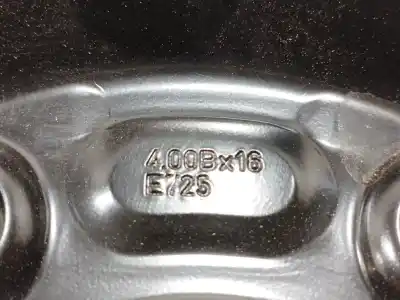 Peça sobressalente para automóvel em segunda mão estepe por otras marcas neumatico  referências oem iam 2160848 4.00bx16 et25 dm5cba