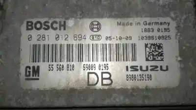 Автозапчастина б/у ебу контролер двигуна для opel astra h caravan cosmo посилання на oem iam 55560810  0281012694