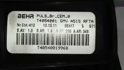 Peça sobressalente para automóvel em segunda mão motor de sofagem por citroen c3 selection referências oem iam t40540019968  
