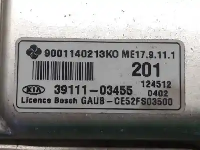 Second-hand car spare part ecu engine control for kia rio 1.2 cat oem iam references 3911103455 124512 9001140213ko
