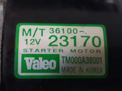 Peça sobressalente para automóvel em segunda mão motor de arranque por kia cee´d active referências oem iam 3610023170 25-3477 tm000a38001