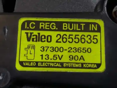 Second-hand car spare part alternator for kia cee´d active oem iam references 3730023650 28-5663 2655635