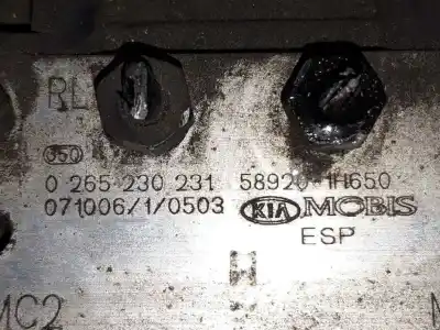 Second-hand car spare part abs for kia cee´d active oem iam references 589201h650  0265230231