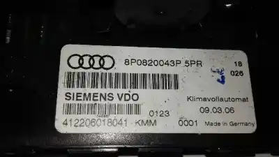 Автозапчасти б/у климат-контроль за audi a3 (8p) 2.0 16v fsi ссылки oem iam 8p0820043p  412206018041